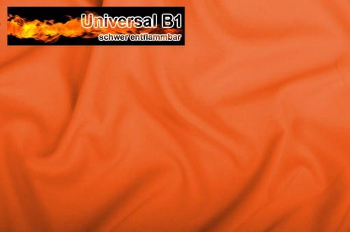 Universal Stoff B1 - 280 cm - schwer entflammbar Orange