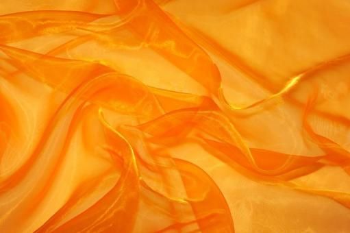 Organza Stoff Orange