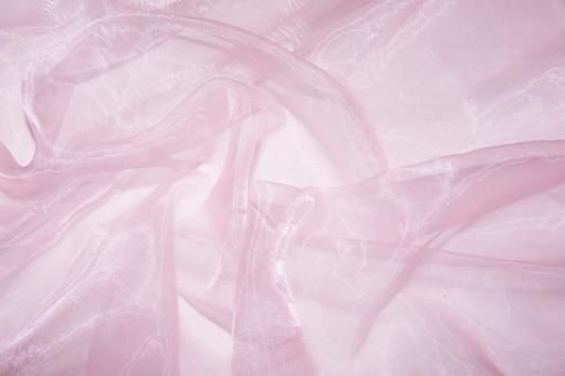 Organza Stoff Rosa