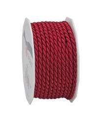 Kordel 5 mm - 10 m Rolle Bordeaux